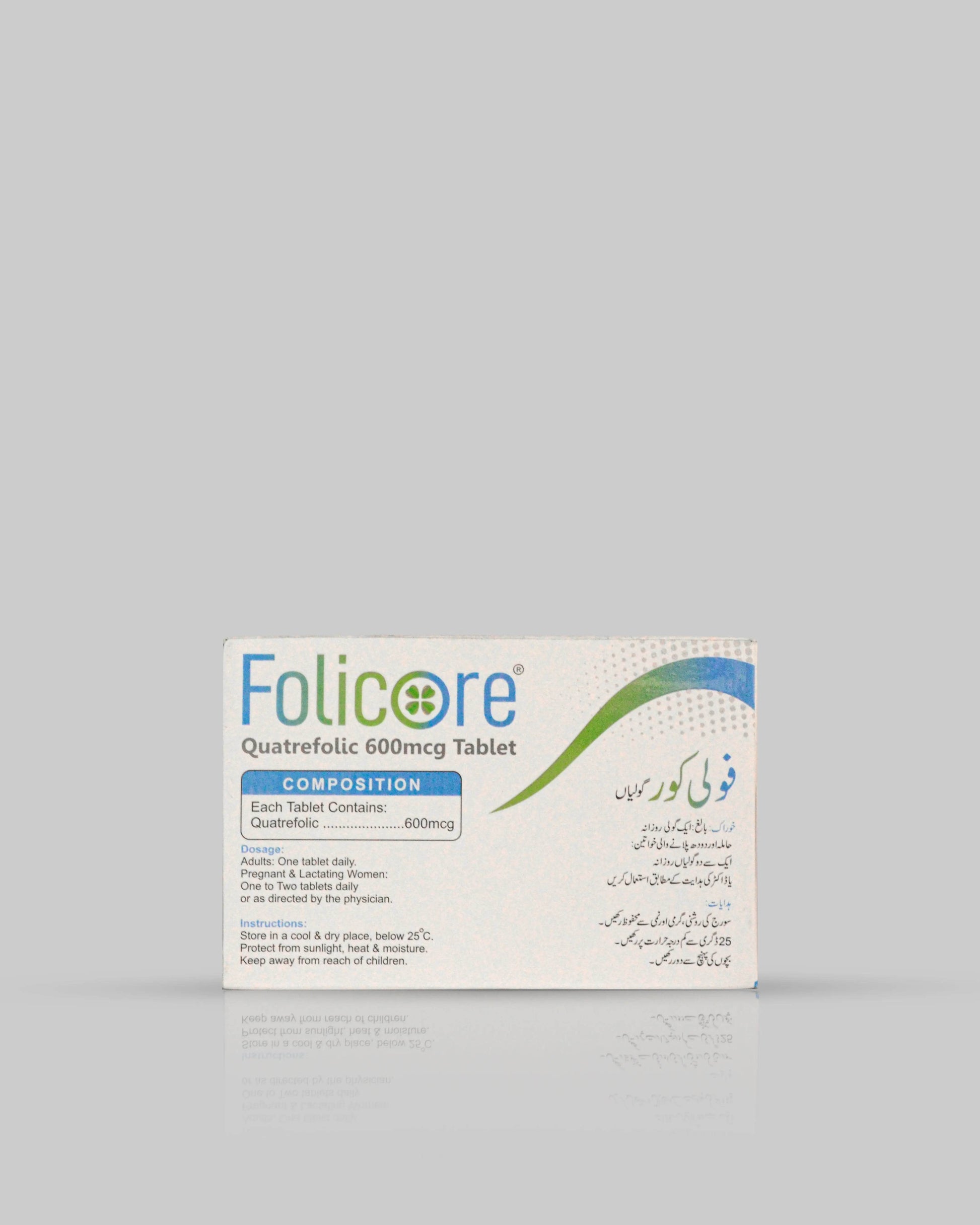 Folicore Tablet 600mcg - Geneva Healthcare 