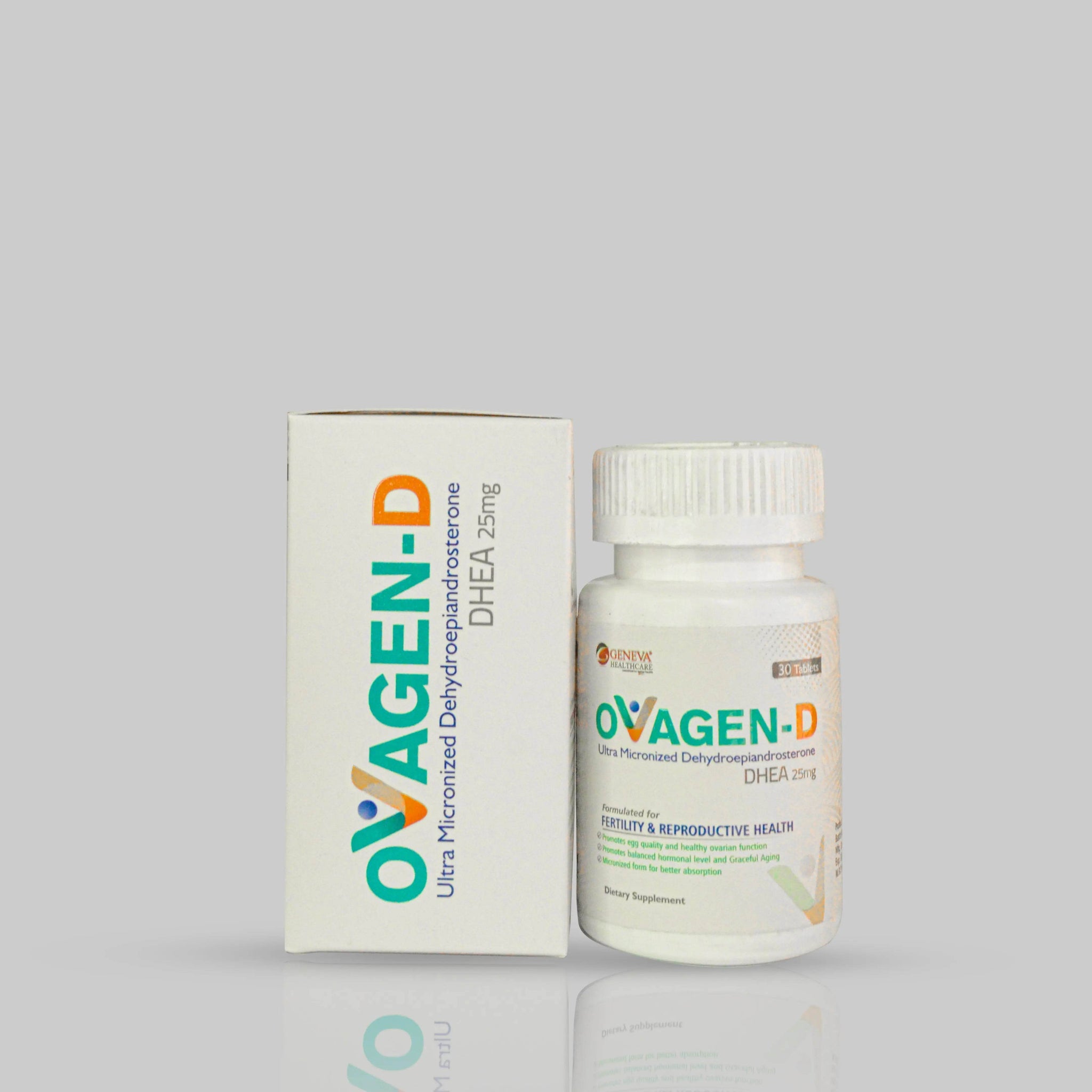 Ovagen-D Tablet (Dhea 25mg) - Geneva Healthcare 